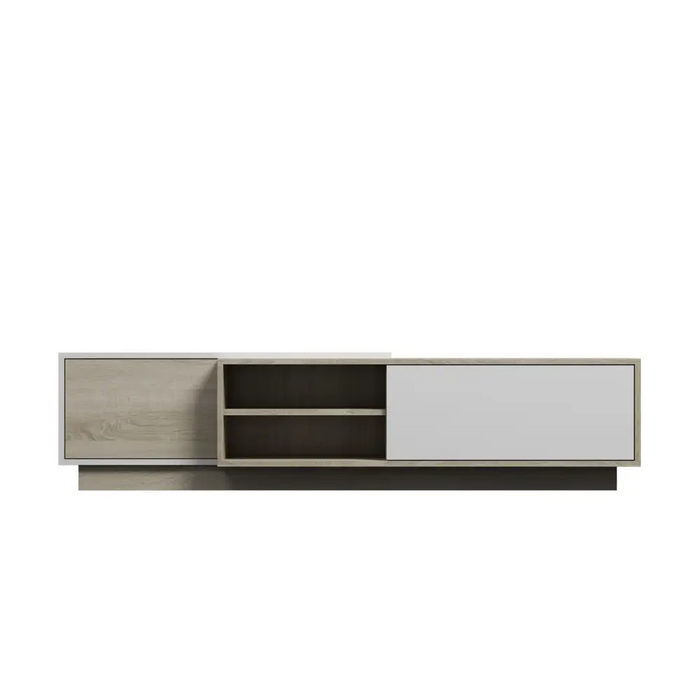 Cama TV cabinet SIGMA1 180 sonoma oak/white gloss - TV cabinets made of furniture boardSTV-ZPM<<<TV