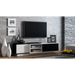 Cama TV cabinet SIGMA1 180 white/black gloss - TV cabinets made of furniture boardSTV-ZPM<<<TV cabinetsSTV<<<ActionPL