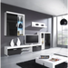 Cama TV stand 200 SAMBA white/black gloss - TV cabinets made of furniture boardSTV-ZPM<<<TV cabinetsSTV<<<ActionPL