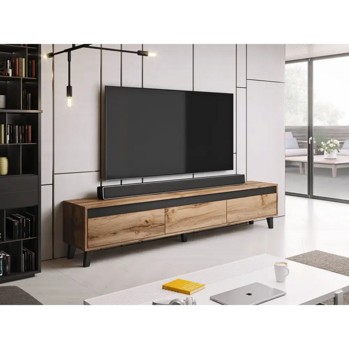 Cama TV stand NORD wotan/antracite - Wooden TV cabinetsSTV-DRE<<<TV cabinetsSTV<<<ActionPL