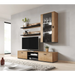 Cama TV stand SOHO 180 lefkas oak/black - TV cabinets made of furniture boardSTV-ZPM<<<TV cabinetsSTV<<<ActionPL