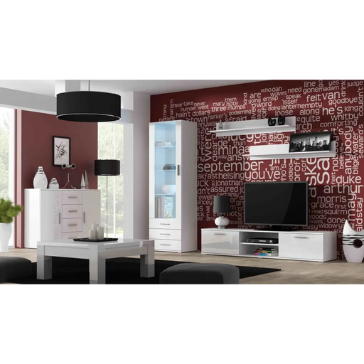Cama TV stand SOHO 180 white/white gloss - TV cabinets made of furniture boardSTV-ZPM<<<TV cabinetsSTV<<<ActionPL