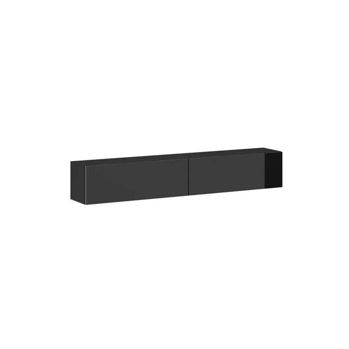 Cama TV Stand VIGO ’180’ 30/180/40 black/black gloss - TV cabinets made of furniture boardSTV-ZPM<<<TV