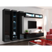 Cama TV Stand VIGO ’180’ 30/180/40 black/black gloss - TV cabinets made of furniture boardSTV-ZPM<<<TV