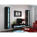 Cama TV stand VIGO NEW 30/140/40 black/black gloss - TV cabinets made of furniture boardSTV-ZPM<<<TV