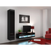 Cama TV stand VIGO NEW 30/140/40 black/black gloss - TV cabinets made of furniture boardSTV-ZPM<<<TV
