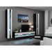 Cama TV stand VIGO NEW 30/180/40 black/white gloss - TV cabinets made of furniture boardSTV-ZPM<<<TV