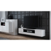 Cama TV stand VIVA 180 white/white gloss + black - TV cabinets made of furniture boardSTV-ZPM<<<TV