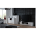 Cama TV stand VIVA 180 white/white gloss + black - TV cabinets made of furniture boardSTV-ZPM<<<TV