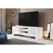 Cama TV stand WEST 42/130/42 white/white gloss - TV cabinets made of furniture boardSTV-ZPM<<<TV cabinetsSTV<<<ActionPL