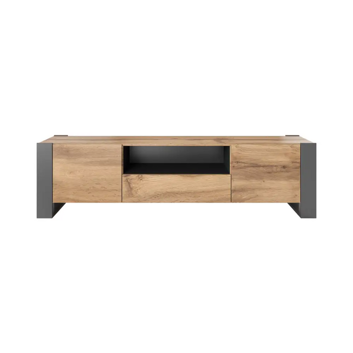 Cama TV stand WOOD wotan/antracite - TV cabinets made of furniture boardSTV-ZPM<<<TV cabinetsSTV<<<ActionPL