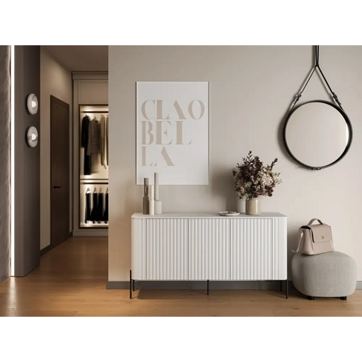 Cama VERA chest of drawers 150x40x80 matt white - Chests of drawers made of furniture