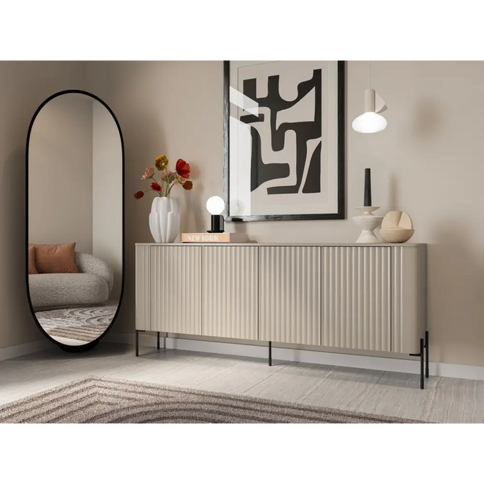 Cama VERA chest of drawers 190x40x80 cashmere matt - Chests of drawers made of furniture