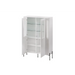 Cama VERA display cabinet 110x40x160 matt white - Buffets and display cabinets on a wooden baseBIW-PDR<<<Buffets