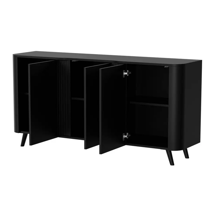 Cama VOLARE chest of drawers 151 x 39 x 75 cm black - Chests of drawers made of furniture