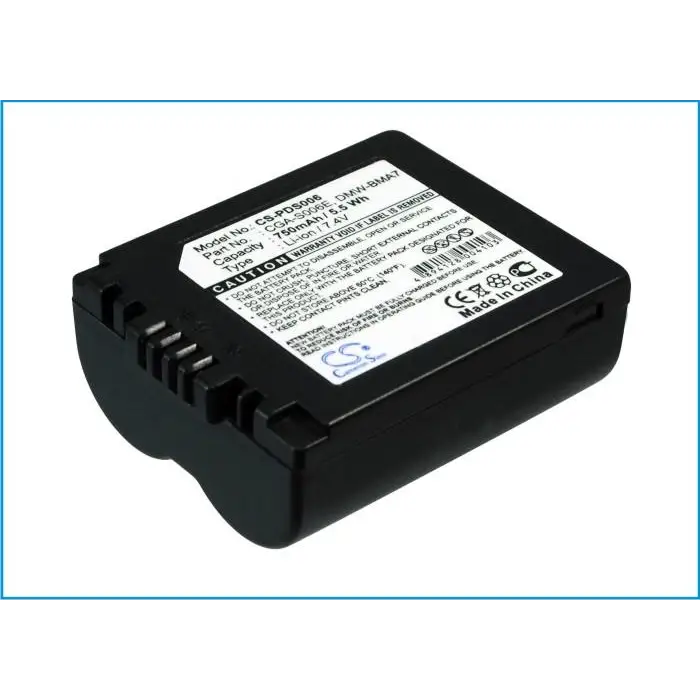 Camera battery Panasonic CGR-S006 LiIon 7.4V 750mAh Cameron Sino - Батерии за фотоапарати и камкордери<<<Батерии и
