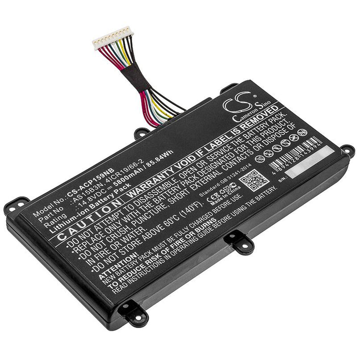 CAMERON SINO AS15B3N Laptop Battery for Acer Predator 15 G9-591, G9-592, G9-593, 17, G9-791, G9-792, G9-793, 17X, GX-791, GX-792, 21X, 14.4V, 5800mAh