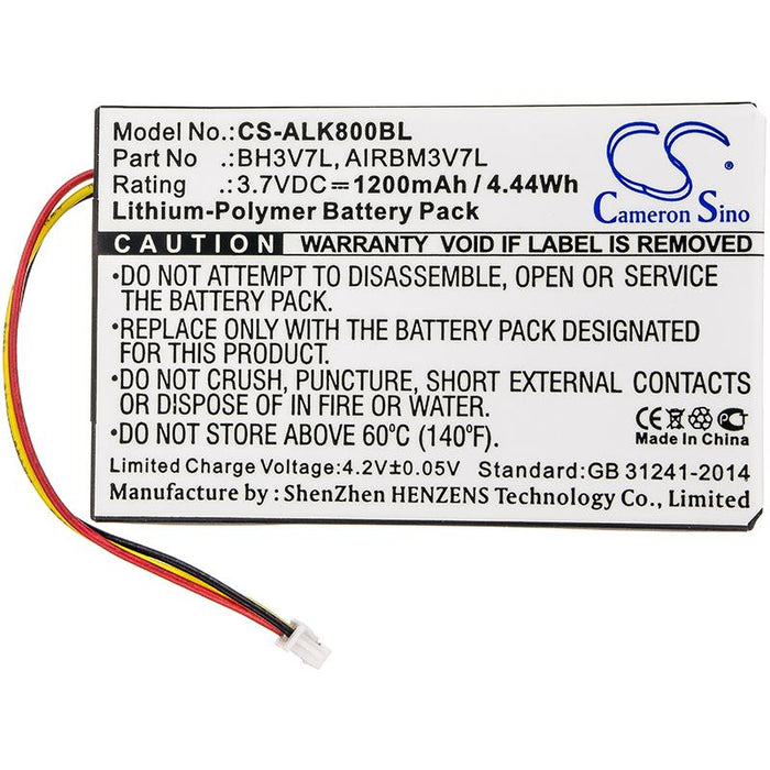 Autec Air A4, A6, A8 Faucet Remote Control Battery BH3V7L LIPo 3.7V 1200mAh Cameron Sino