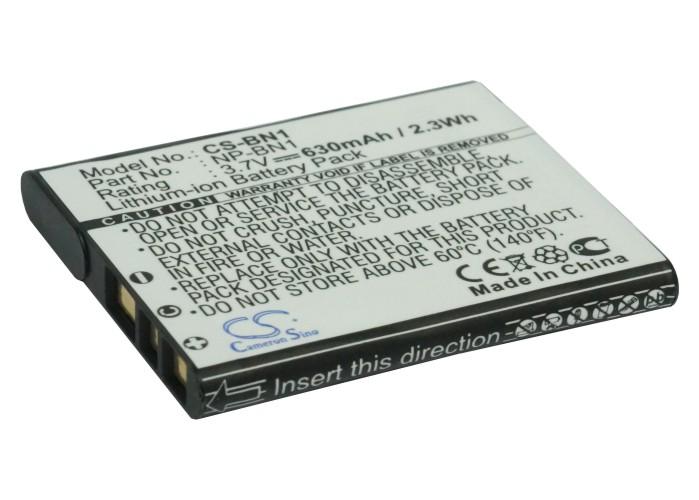 Camera battery SONY NP BN1 LiIon 3.7V 630mAh Cameron Sino