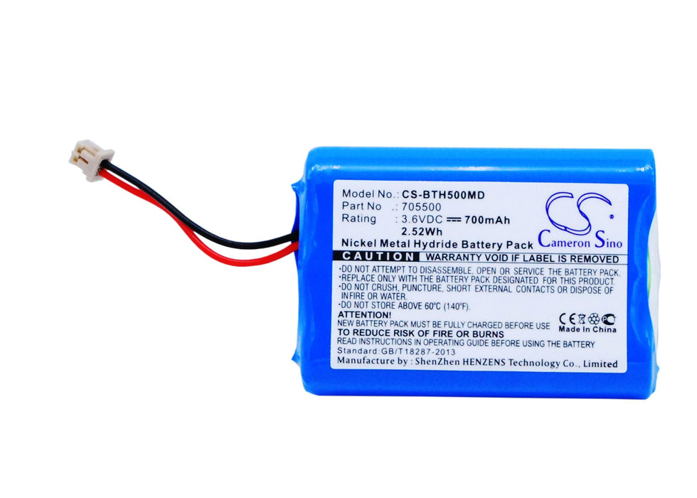 Battery for electronic pipettes Cameron Sino Transferpette 705500 Ni-MH 3.6V 700mAh