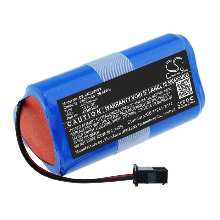 Battery for vacuum cleaner Sencor SRV 3150OR, SRV 3160TQ, CECOTEC CONGA 750 SRX3101 LiIon 10.8V 2600mAh CAMERON SINO
