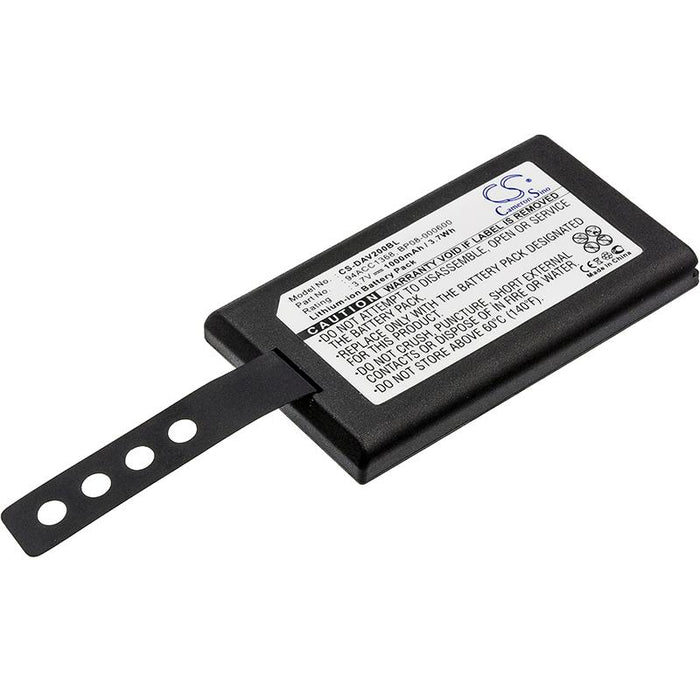 Battery for barcode scanner Datalogic CVR2 DL-Memor/ Wasp DT10 94ACC1368 LiIon 3.7V 1000mAh Cameron Sino