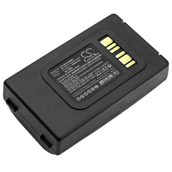 Battery for barcode scanner Datalogic Skorpio X3 X4 BT-0016 LiIon 3.7V 6800mAh Cameron Sino