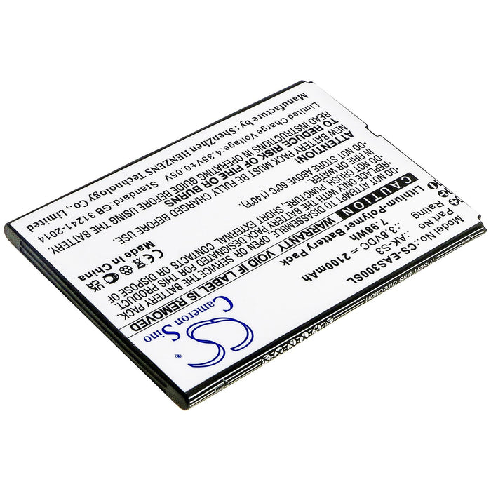Mobile phone battery EMPORIA Smart 3 AK-S3 LiPo 3.8V 2100mAh CAMERON SINO
