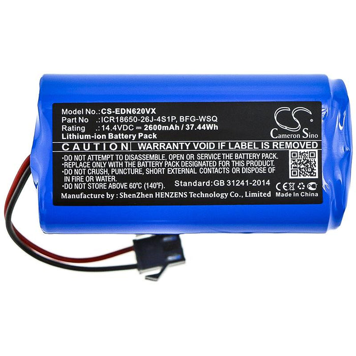 Vacuum cleaner battery ECOVACS BFD-WSQ, CEN360 BFG-WSQ LiIon 14.4V 2600mAh CAMERON SINO