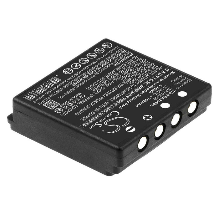 HBC Radiomatic Eco Faucet Remote Control Battery, Micron 4.6 SPECTRUM 1.2 FUB9NM BA209060 NIMH 6V 700mAh Black Cameron Sino