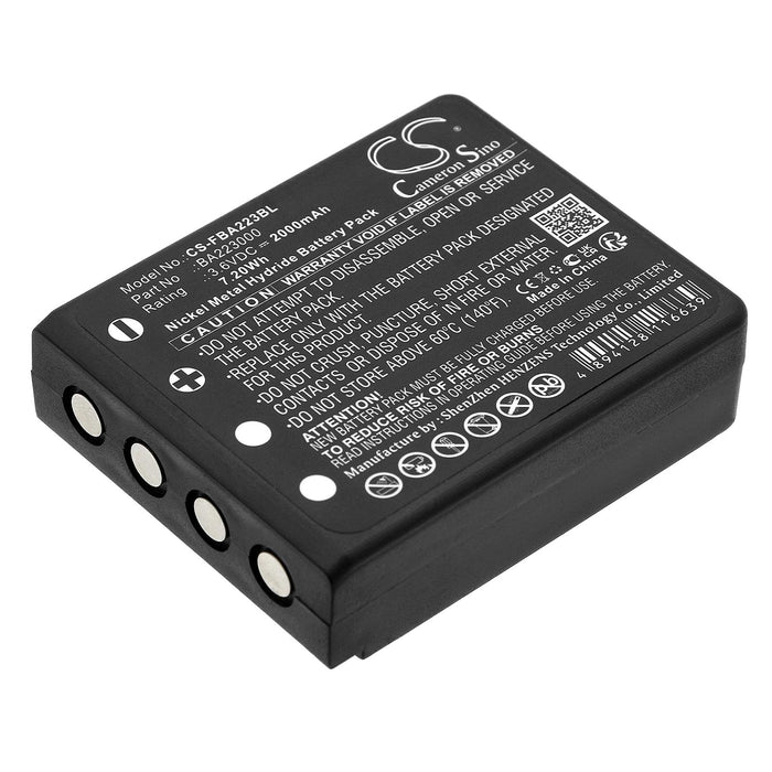 HBC Radiomatic Quadrix, Micron 4,5,6,7 Faucet Remote Control Battery BA223000 NIMH 3.6V 2000mAh Black Cameron Sino