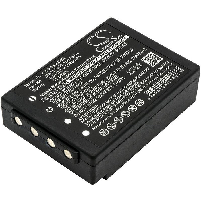 HBC Radiomatic Eco Faucet Remote Control Battery, Micron 4.6 SPECTRUM 1.2 BA225000 NIMH 6V 2000mAh Black Cameron Sino