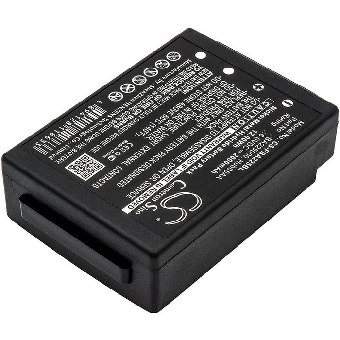 HBC Radiomatic Eco Faucet Remote Control Battery, Micron 4.6 SPECTRUM 1.2 BA225000 NIMH 6V 2000mAh Black Cameron Sino