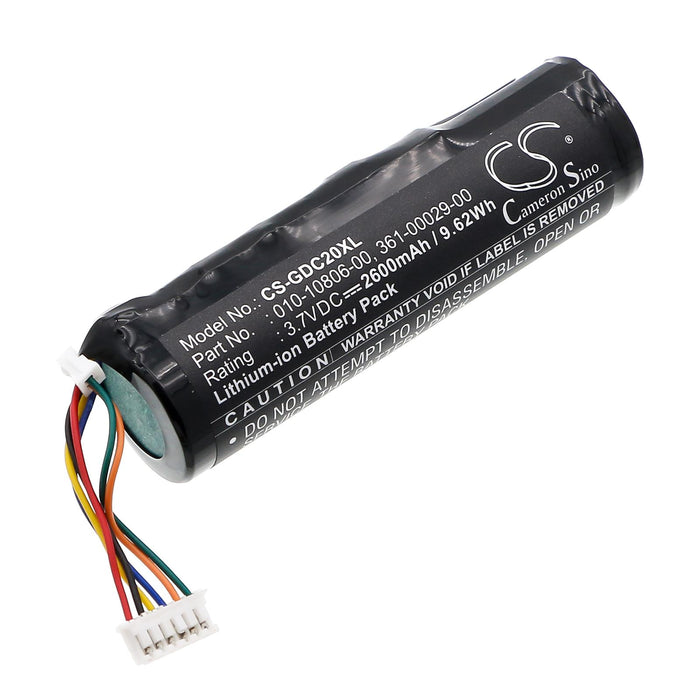 Battery for Dog Collar GARMIN CS-GDC20XL LiiON 3.7V 2600 mAh Cameron Sino