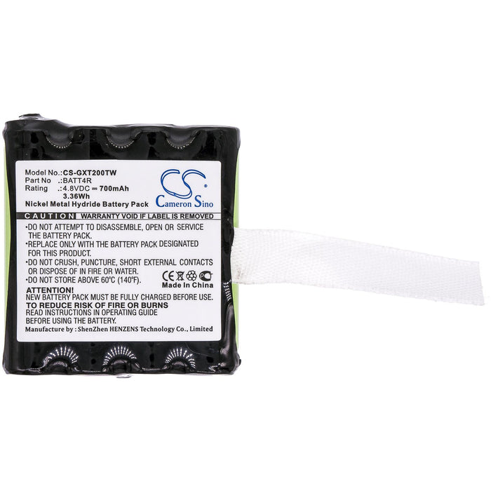 Battery for radio Motorola TLKR T40, Midland G223, G225 BATT4R BP40 4.8V 700mA Cameron Sino