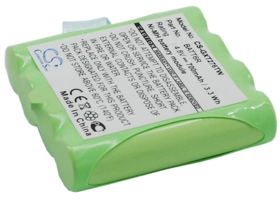 Battery for radio station CS-GXT276TW UNIDEN GMR1038 BATT6R 4.8V 700mA Cameron Sino