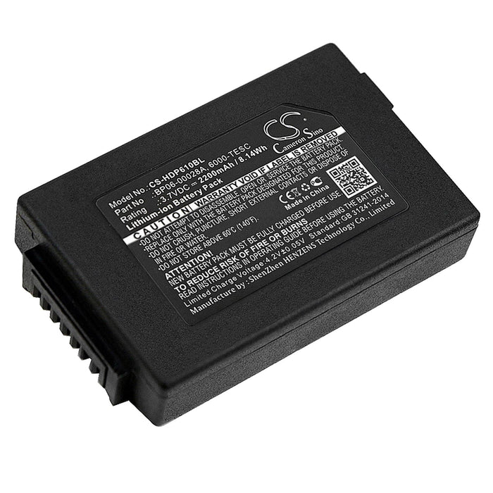 Battery for barcode scanner Honeywell Dolphin 6100, ScanPal 5100 BP06-00029A LiIon 3.7V 2200mAh Cameron Sino