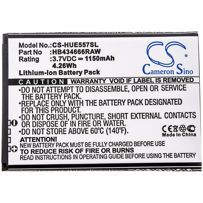 Battery for router hotspot HB434666RAW Huawei E5336 E5573 E5577 3.7V 1150mAh CAMERON SINO