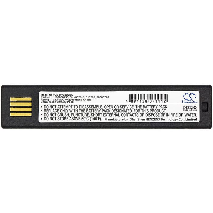 Battery for barcode scanner Honeywell 3820, 4820, 5620 100000495 LiIon 3.7V 2000mAh Cameron Sino