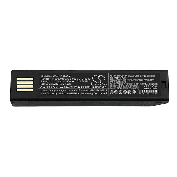 Battery for barcode scanner Honeywell 3820, 4820, 5620 100000495 LiIon 3.7V 3400mAh Cameron Sino