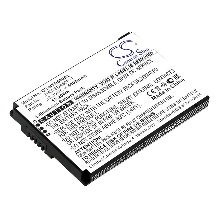 Battery for barcode scanner Honeywell EDA50K ScanPal 50 BAT-EDA50K-1 LiIon 3.8V 4000mAh Cameron Sino
