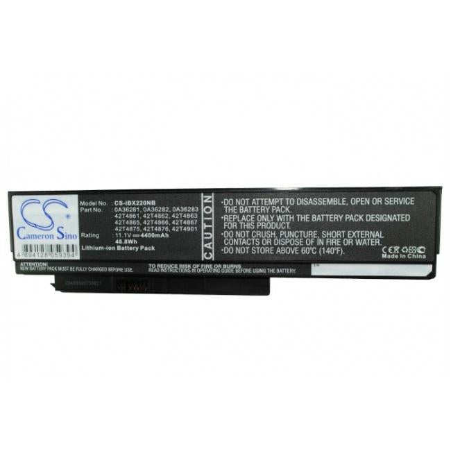 Laptop battery LENOVO Thinkpad X220, X230 42T4862 11.1V 4400mAh CAMERON SINO
