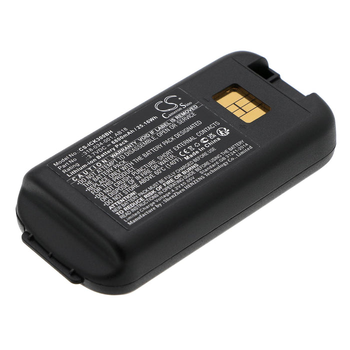 Battery for barcode scanner Intermec CK3 CK3A 318-034-001 LiIon 3.7V 6800mAh Cameron Sino