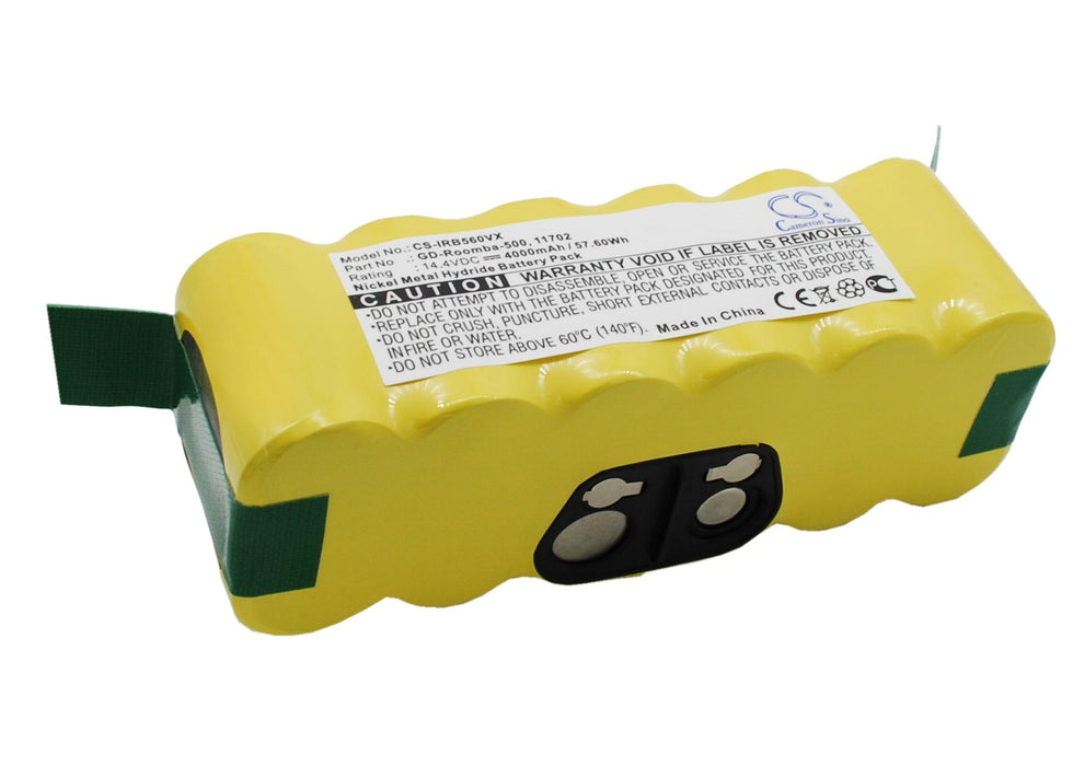 Battery for vacuum cleaner iRobot APS 500 Roomba 500 , 530 NIMH 14.4V 4000mAh CAMERON SINO