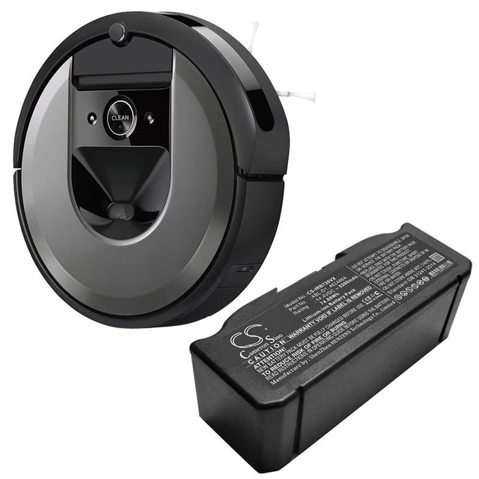 Battery for vacuum cleaner iRobot 5150, 7150, Roomba e5, Roomba i8 4624864 LiIon 14.4V 5200mAh CAMERON SINO