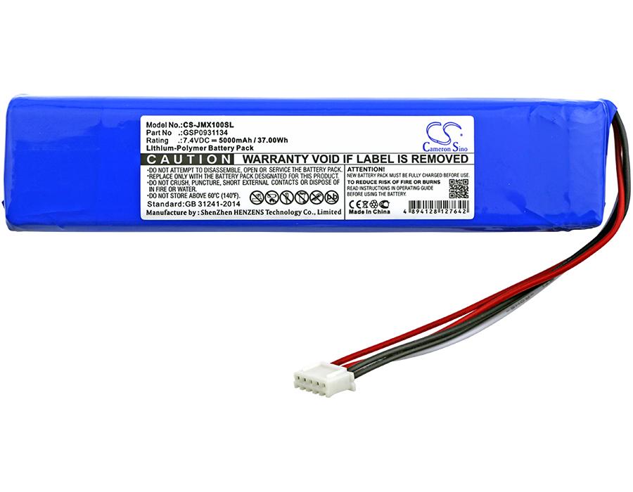 Battery for bluetooth speaker JBL XTREME GSP0931134 7.4V 5000mAh LiPo Cameron Sino