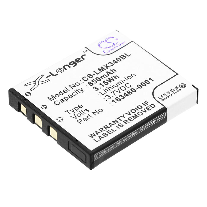 Battery for barcode scanner Honeywell Voyager 1602G 8650 8670, LXE LX34L1-G LiIon 3.7V 850mAh Cameron Sino