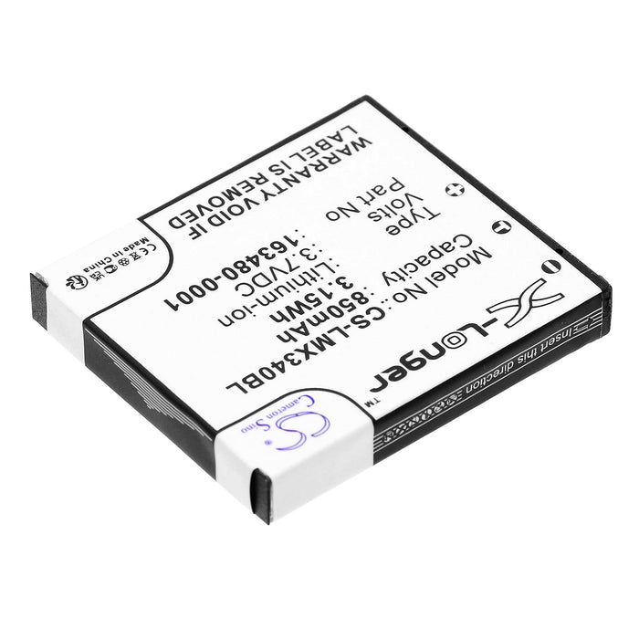 Battery for barcode scanner Honeywell Voyager 1602G 8650 8670, LXE LX34L1-G LiIon 3.7V 850mAh Cameron Sino