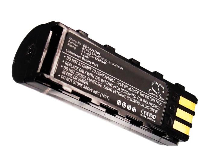 Battery for barcode scanner Honeywell 8800, Symbol LS3478 BTRY-LS34IAB00-00 LiIon 3.7V 2200mAh Cameron Sino