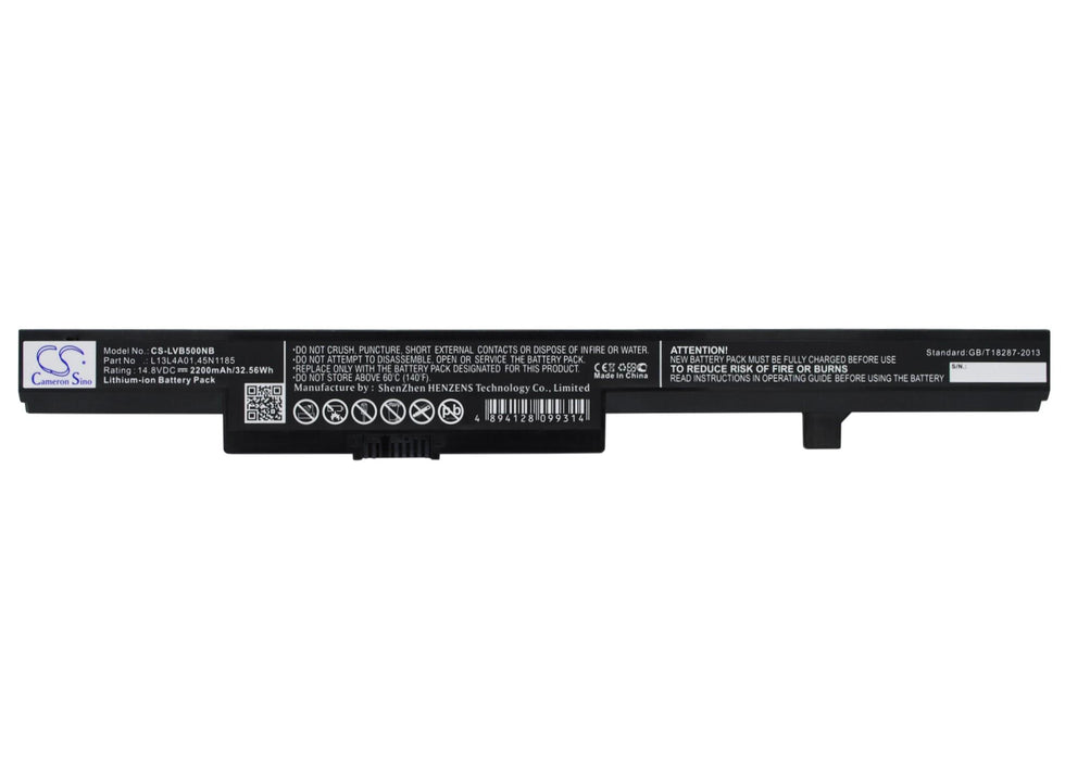 Laptop battery Lenovo B40 B50 G550s N40 N50 45N1184, 14.4V, 2200mAh CAMERON SINO
